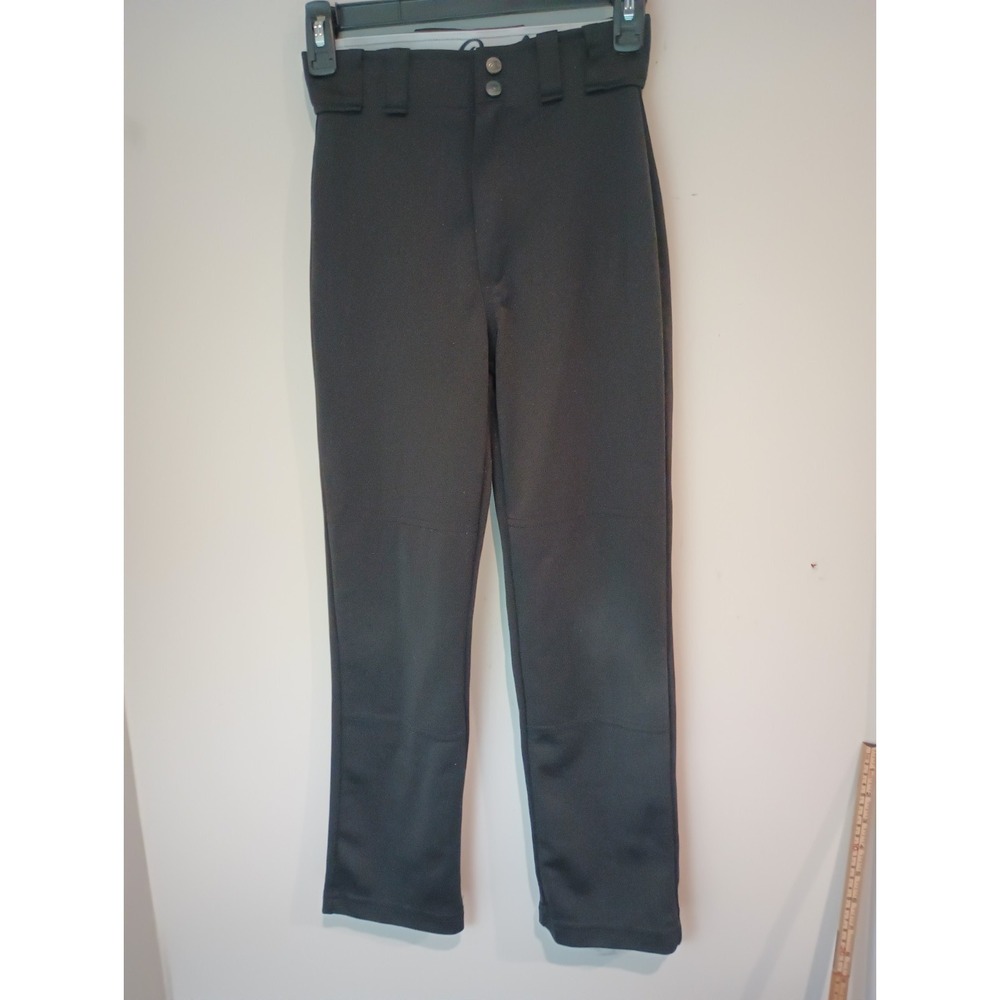 Rawlings Pro-Dri Youth Medium Black Baseball Softball Pants ACAYBP31S Inseam 24"